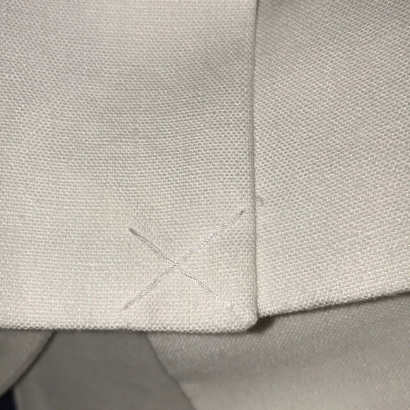 J. CREW Campbell White Linen Blazer~Jacket~sz 12~ - Picture 8 of 8